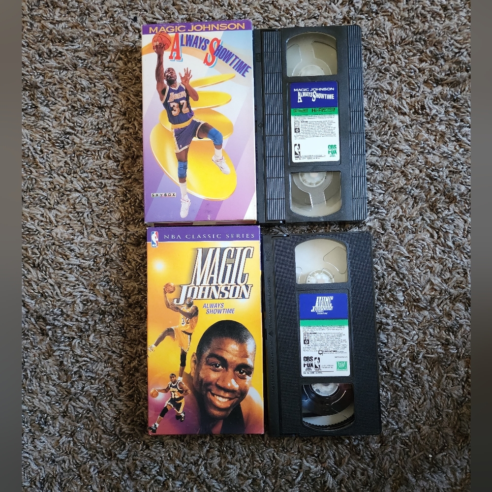 Magic Johnson Always Showtime VHS Bundle
